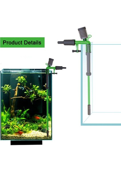 Uzatma Çubuğu 24CM Tarzı Akvaryum Sifon Emme Temizleyici Balık Tankı Otomatik Su Değiştirme Vakum Yeni Akvaryum Temizleyici Akvaryum Değiştirici Çakıl Temizleyici (Yurt Dışından) indirimleri