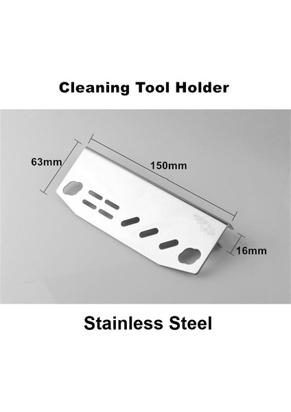Paslanmaz Alet Rafı Stili 1 Parça Akvaryum Temizleyici Düz Eğri Cımbız Veya Yosun Temizleyici Balık Tankı Akvaryum Bitki Aracı Veya Cımbız Temizleme Aracı Rafı (Yurt Dışından)