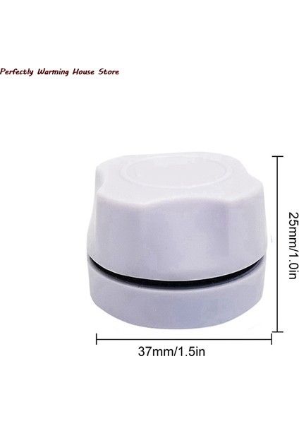 Beyaz Stil Mini Akvaryum Balık Tankı Manyetik Fırça Akvaryum Balık Tankı Fırçası Temizlik Cam Pencere Manyetik Temizleyici Cam Temizleme Manyetiği (Yurt Dışından)