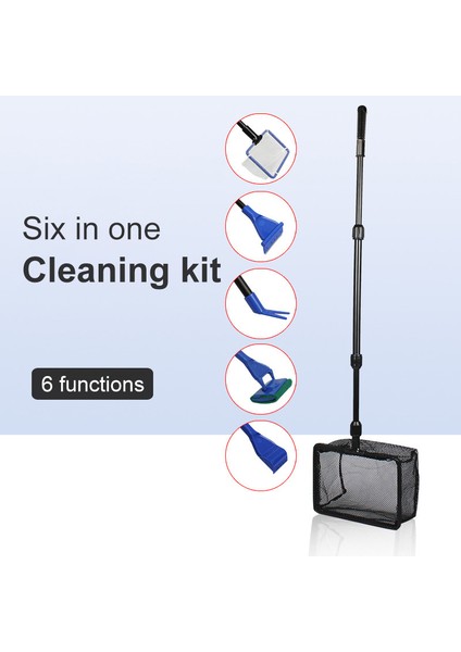 1 Takım Stili Xs Beden Balık Ağı Temizleme Teli Kazıyıcı Su Pipeti Kelepçe Balık Kasesi Fırça Cam Temizleme Aracı Yüksek Akvaryum Tankı Temizleme Seti (Yurt Dışından) fiyatları