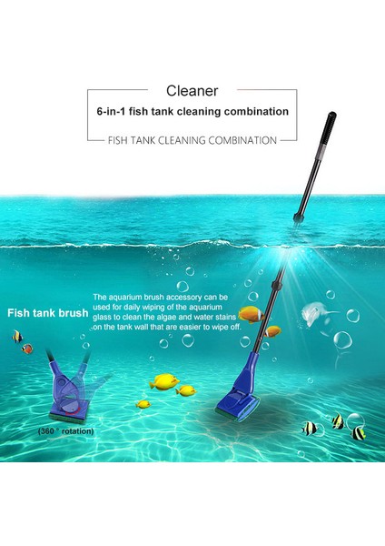 1 Takım Stili Xs Beden Balık Ağı Temizleme Teli Kazıyıcı Su Pipeti Kelepçe Balık Kasesi Fırça Cam Temizleme Aracı Yüksek Akvaryum Tankı Temizleme Seti (Yurt Dışından) modelleri