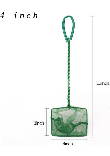 4 Inç Tarzı Taşınabilir Balıkçılık Ağı Uzun Sap Kare Akvaryum Aksesuarları Balık Tankı Çıkarma Ağı Balıkçılık Ağı Balıkçılık Akvaryum Balıkçılık Ağı (Yurt Dışından)