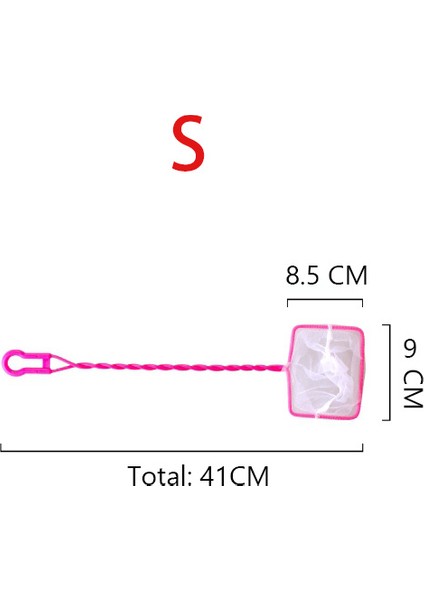 S Tarzı 1 Pratik Akvaryum Balık Tankı Aksesuarı Için Av Ağı 3 Boyut S M L Balıklar Karidesler Yakalama Aksesuarları (Yurt Dışından)