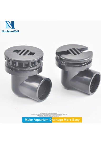 25 mm B Tipi Siyah Stil Nuonuowell Akvaryum Dirsek Düz Boru Bağlantı Parçası Od mm Boru Için 90 Derece Tesisat Çıkışı Balık Tankı Havuz Drenaj Bağlantısı (Yurt Dışından) fiyatları