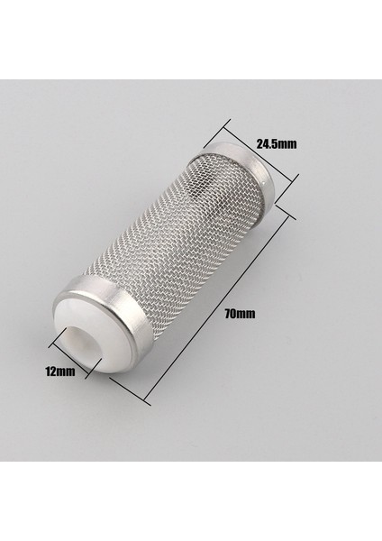 12 mm Stil 1 Adet Bahçe Sulama Akvaryum Karides Balık Tankı Paslanmaz Çelik Su Pompası Filtre Giriş Koruyucu Kılıf Filtre Ağı (Yurt Dışından)