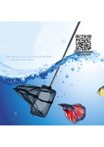Yuvarlak Stil 44CM Balık Ağı Aracı Ayarlanabilir Akvaryum Ağı, Uzatılabilir Karides Küçük Betta Tetra Balık Tankı Ağı, Genişletilebilir Balık Ağı Balık Tankı (Yurt Dışından) fiyatları