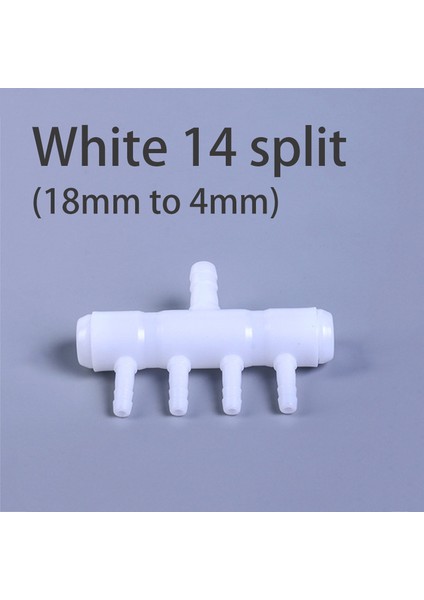 14 Bölünmüş 18 Mm'den 4 Mm'ye Stil 1 Adet Akvaryum Malzemeleri Havalandırma Pompası Splitter Balık Tankı Oksijen Pompası Aeratör Ek Aksesuarları (Yurt Dışından)