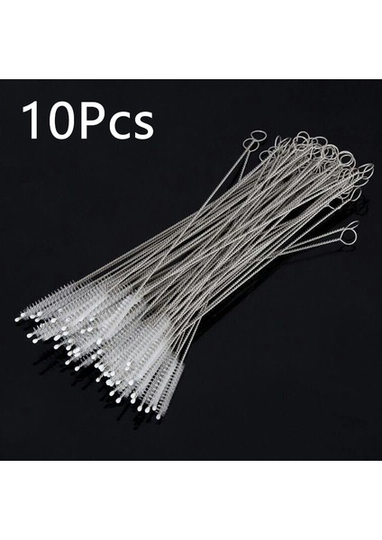 10 Adet Tarzı Yumuşak Saç Emme Cam Tüp Temizleyici Fırça Araçları Taşınabilir Paslanmaz Balık Tankı Pipet Şişe Temizleme Fırça Araçları (Yurt Dışından)