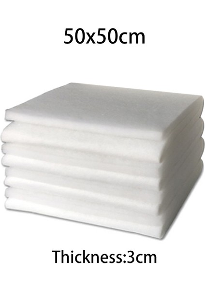 50X50CMX3CM Stili Akvaryum Filtre Pamuğu Şifreleme Kalın Beyaz Pamuk Yüksek Geçirgenlik Arıtma Balık Tankı Akvaryum Ürünleri Filtre Malzemesi (Yurt Dışından)