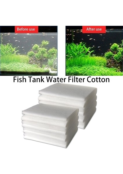 50X50CMX3CM Stili Akvaryum Filtre Pamuğu Şifreleme Kalın Beyaz Pamuk Yüksek Geçirgenlik Arıtma Balık Tankı Akvaryum Ürünleri Filtre Malzemesi (Yurt Dışından) fiyatları