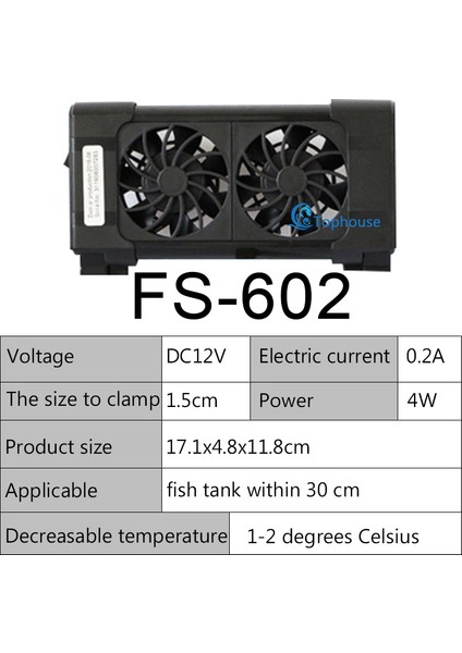 2 Hayran Stili Ab Fişi Balık Tankı Hayranları Akvaryum Hayranları Tank Soğutma Hayranları Balık Tankı Hayranları Akvaryum Mercan Resifi Akvaryum Aksesuarları Sıcaklık Kontrolü (Yurt Dışından)