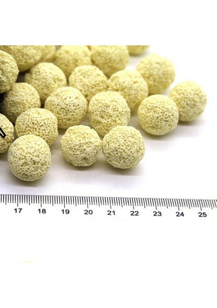 Gösterilen Stil Gibi Seramik Top Biyo Gözenekli Filtre Ortamı Ağ Torba Biyolojik Akvaryum Filtresi Nitrifikasyon Bakterisi Malzemesi Sarı 21MM (Yurt Dışından) fırsatları