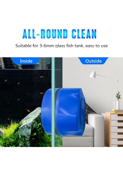 Siyah Stil Akvaryum Balık Tankı Manyetik Temiz Fırça Yosun Temizleyici Yüzen Balık Tankı Temizlik Araçları Plastik Sünger Aksesuarları Aracı (Yurt Dışından) fırsatları