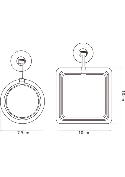 Bir Stil Zrdr Akvaryum Yüzük Balık Tankı Istasyonu Yüzen Yiyecek Tepsisi Kare Daire Aksesuarı Su Bitkisi Batıklığı Emme Kupası (Yurt Dışından) fırsatları