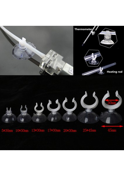17X30MM Stili Kauçuk Akvaryum Balık Tankı Emme Kupası Tutucuları Hava Hattı Tüp Hortum Pompası Için (Yurt Dışından) fiyatları