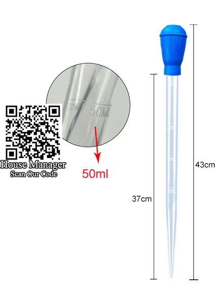 50ML Bule Tarzı 30ML 50ML Pipet Akvaryum Temizleyici Pompası Balık Tankı Sifon Su Değişim Aracı Bbq Tüpü Temizlik Taşıma Manuel Damlatıcı Temizleyici (Yurt Dışından)