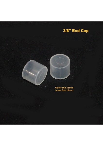 Kap Stilini Bitir Nuonuo Pipe Bağlayıcı Plastik Şeffaf Boru Ek Parçaları Damlalık Kutusu Aksesuarları Tee Dirsek Bağlayıcı Paketi (Yurt Dışından)