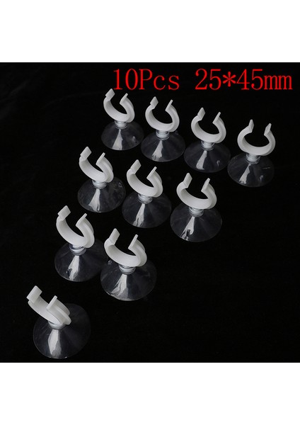 25X45MM Stili Akvaryum Balık Tankı Emme Kupası Tutucuları Hava Hattı Tüpü Hortum Pompası Için (Yurt Dışından)