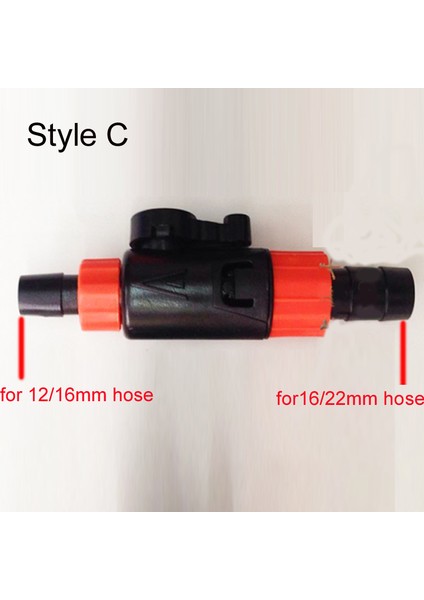 Stil C Stili Su Hortumu Vanası Dönüştürücü Su Borusu Bağlayıcı Adaptör Filtre Parçaları (Yurt Dışından)