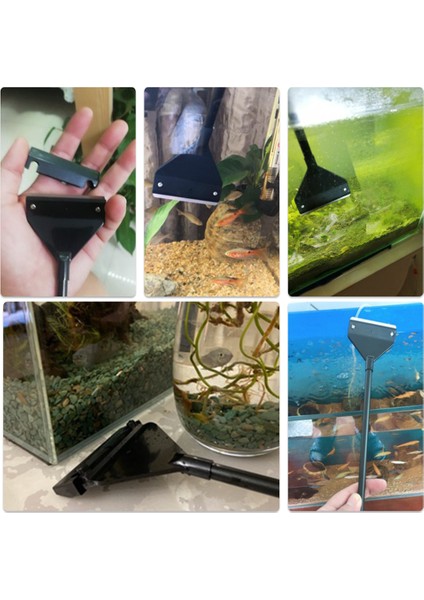 3'ü 1 Arada 65CM Stili 90CM Alüminyum Alaşımlı Yosun Temizleyici Paslanmaz Çelik Bıçaklı Aquascaping Sualtı Bitkileri Akvaryum Balık Tankı Temizleme Araçları (Yurt Dışından) modelleri