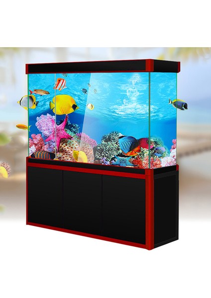 8015-8016 Stili 30X50CM 3D Sticker Poster Akvaryum Dekorasyon Arka Plan Boyama Balık Tankı Süsü Su Manzarası Okyanus Deniz Bitkileri Arka Plan Aksesuarları (Yurt Dışından) modelleri