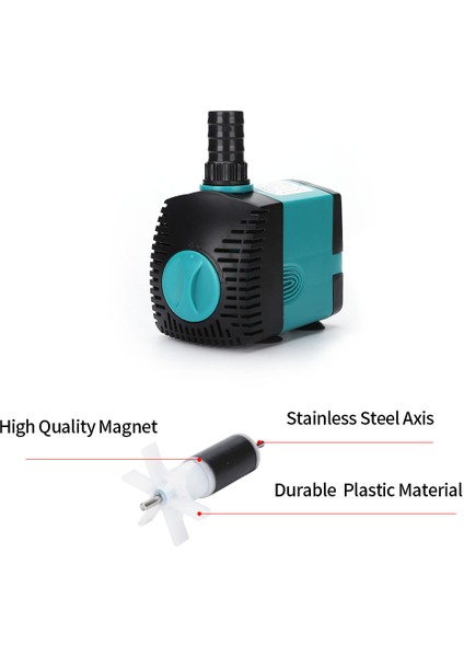 Yeşil Stil 25W Akvaryum Su Pompası Ultra-Sessiz Daldırma Pompa Filtre Balık Göleti Çeşme Balık Tankı Su Değiştirme Pompası (Yurt Dışından) modelleri