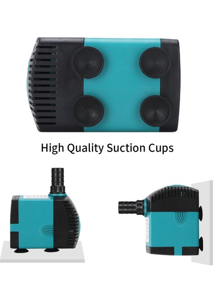 Yeşil Stil 25W Akvaryum Su Pompası Ultra-Sessiz Daldırma Pompa Filtre Balık Göleti Çeşme Balık Tankı Su Değiştirme Pompası (Yurt Dışından) fırsatları