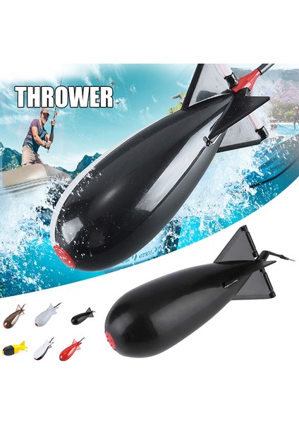 Kırmızı Stil Büyük 19CM Balıkçılık Spomb Roket Şekilli Spod Balık Tutucu Yemleyici Karides Yuvası Yem Aracı Balıkçılık Aksesuarı MOUN777 (Yurt Dışından) fiyatları