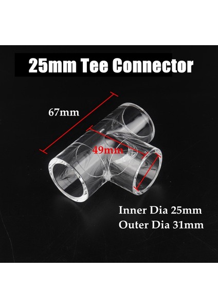 25MM Tişört Stili 1 Adet mm Akvaryum Balık Tankı Oksijenleme Pompası Derece Ayarlanabilir Ördek Gagası Su Çıkış Memesi Akvaryum Boru Bağlantısı (Yurt Dışından)
