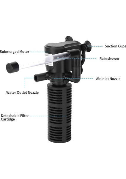 RS603 Stili 3W 5W Daldırma Su Filtre Pompa Akvaryum Balık Tankı Havuz Oksijen Arttırma Pompa Aracı Akvaryum Filtre Aksesuarları (Yurt Dışından) indirimleri