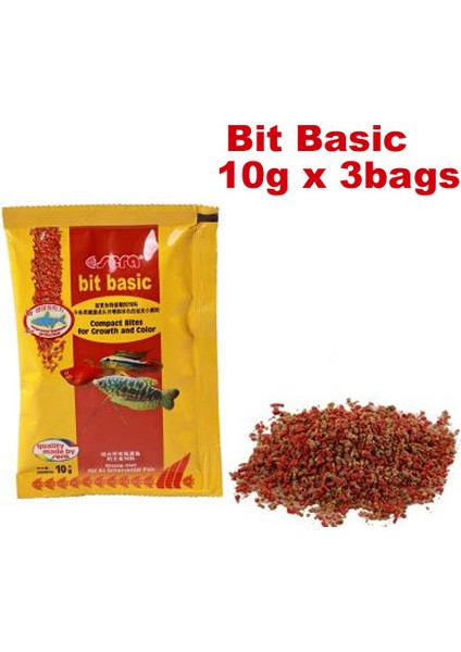 Bit Temel 10GX3 Stili M Beden Sera Balık Yemi Çeşitleri Mini Bebek Gurami Beta Guppy Dip Yüzgeçli Kedi Balığı Için (Yurt Dışından)