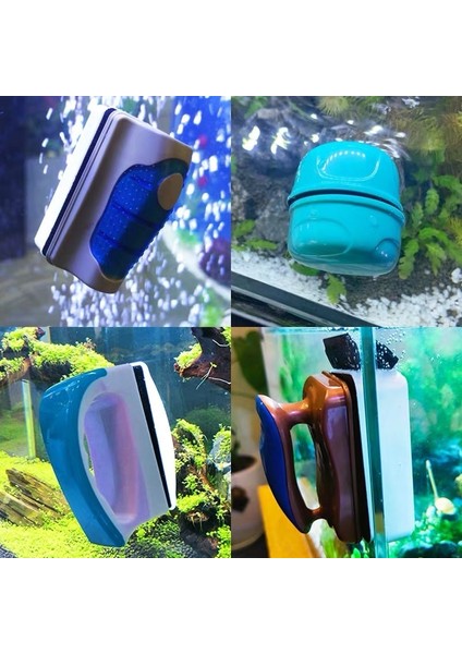 Fırça 2 Tarzı Xl Beden Cam Fırça Manyetik Akvaryum Balık Tankı Fırçaları Yüzen Temiz Cam Askıya Alınabilir Kazıyıcı Manyetik Fırça Plastik Sünger Araçları (Yurt Dışından)