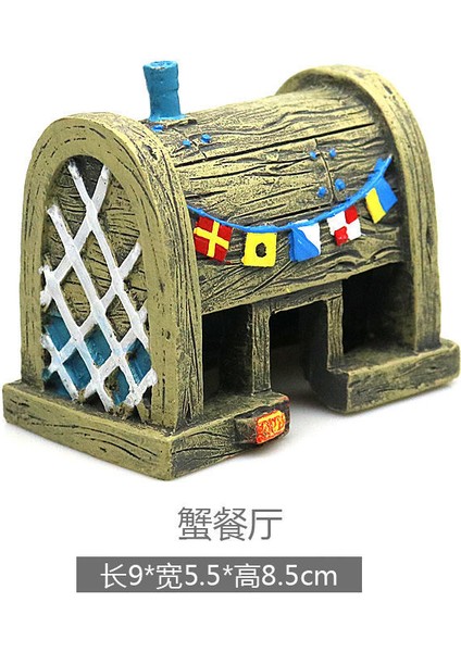 Sarı Stil Akvaryum Aksesuar Ananas Evi Sünger-Bob Kare Pantolon Akvaryum Süsleri Karides Yuvası Balık Balık Tankları Dekorasyonu (Yurt Dışından)