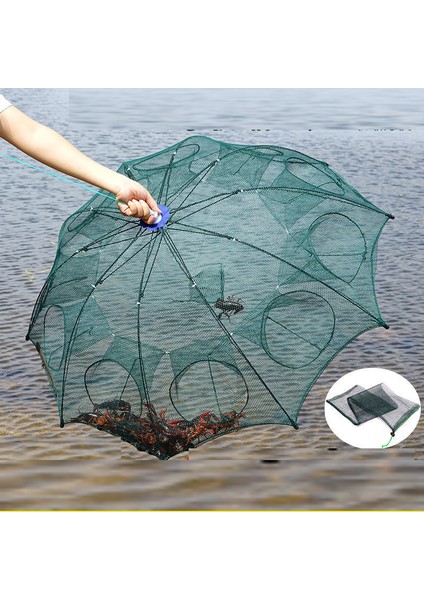 20 Delik Stili Katlanabilir Taşınabilir 20 Delikli Balık Ağı Ağ Ağlama Yengeç Tuzakı Karides Yavru Yengeç Yem Tuzağı Kafesler Ağlar Aracı (Yurt Dışından) fiyatları