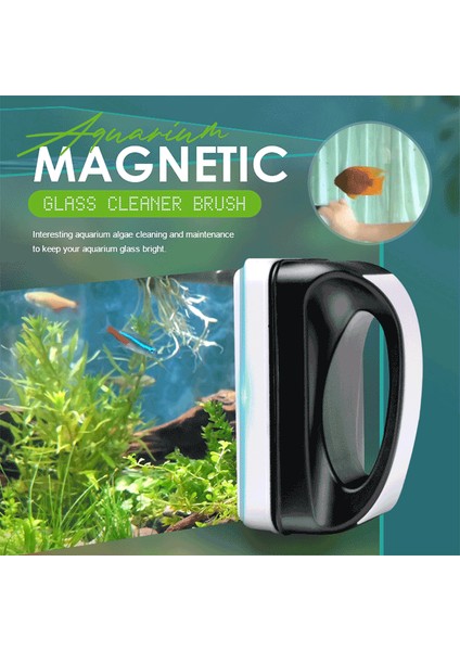 Boyut Stili S Beden 2021 Yeni Manyetik Akvaryum Balık Tankı Cam Yosun Temizleyici Temizleyici Manyetik Fırça Akvaryum Tankı Balık Akvaryum Araçları Yüzen Fırça (Yurt Dışından) fiyatları