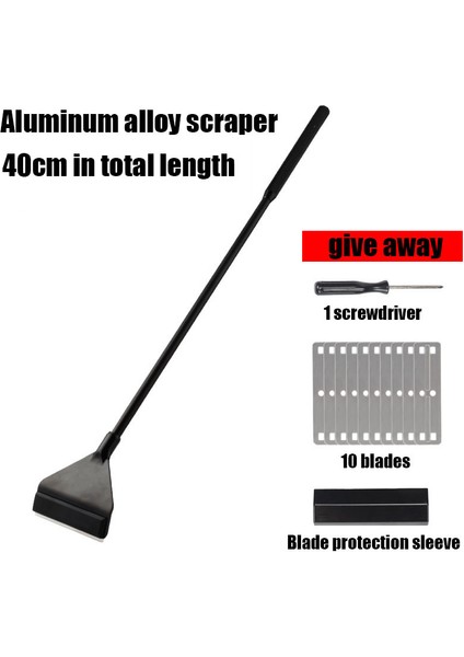 A-40CM Tarzı Zrdr Paslanmaz Çelik Akvaryum Balık Tankı Yosun Kazıyıcı Bıçak Su Bitkisi Ot Temizleme Çoklu Araç Temizleyici Kiti Seti (Yurt Dışından)