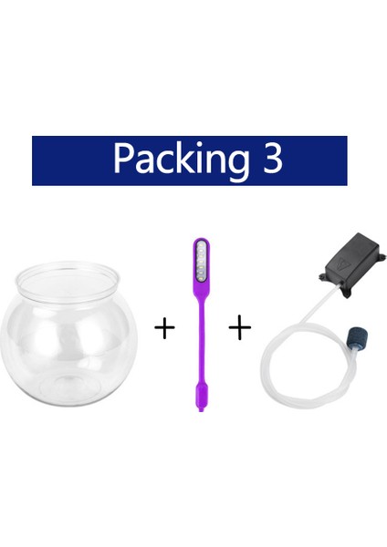 P4 Stili S Beden Balık Kase Plastik L M S Boyutlar Masaüstü Akvaryum Tanklar Yuvarlak Dayanıklı Balık Tankı Betta ve Tüm Mini Balıklar Için (Yurt Dışından)