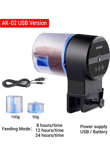 Ak-02 Stili Otomatik Balık Besleyici Sunsun Otomatik Akvaryum Japon Balığı Akıllı Zamanlama Otomatik Balık Yem Saati - Türkiye Için E-Ticaret Ürün Başlığı (Yurt Dışından)