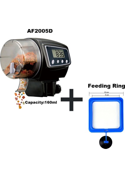 AF2003 Stili Tek Boyut Akvaryum Balık Tankı Için Ayarlanabilir Otomatik Yemleyici Dijital LCD Otomatik Yemleyiciler Zamanlayıcı Pet Besleme (Yurt Dışından) fiyatları