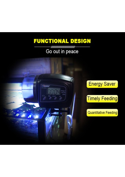 AF2003 Stili Tek Boyut Akvaryum Balık Tankı Için Ayarlanabilir Otomatik Yemleyici Dijital LCD Otomatik Yemleyiciler Zamanlayıcı Pet Besleme (Yurt Dışından) indirimleri