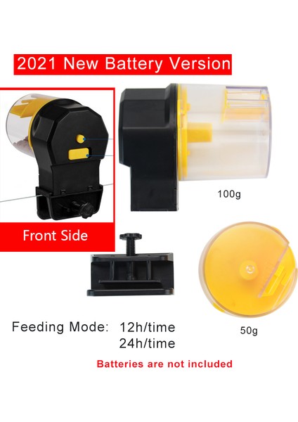 Sl-Sarı Tarzı Otomatik Balık Besleyici Akvaryum Japon Balığı Akıllı Zaman Ayarlı Otomatik Yemleme Saati Timer Ürünü (Yurt Dışından)