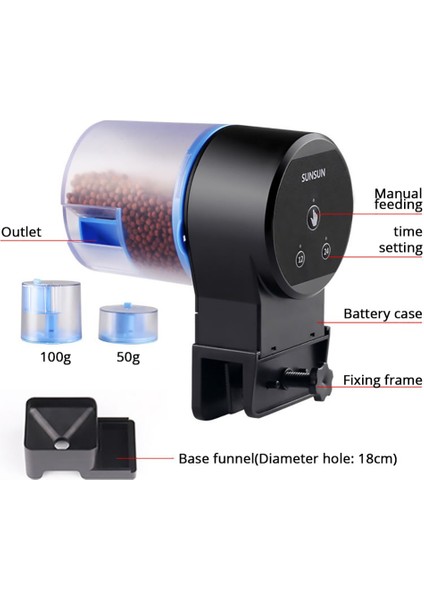 Sl-Sarı Tarzı Otomatik Balık Besleyici Akvaryum Japon Balığı Akıllı Zaman Ayarlı Otomatik Yemleme Saati Timer Ürünü (Yurt Dışından) fiyatları