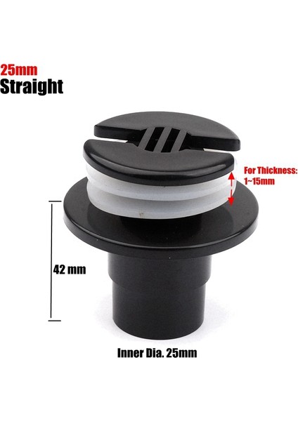 25MM Düz Stil Akvaryum Drenaj Bağlantısı Kalınlaştırılmış Su Tankı Drenaj Bağlantıları Çıkış Ek Parçaları Su Ürünleri Boru Bağlantı Elemanları (Yurt Dışından)