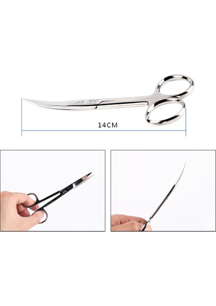 S-Kavisli Makas Stili Vıv Akvaryum Paslanmaz Çelik Bitki Sökücü Temizlik Aracı Ada (Yurt Dışından)