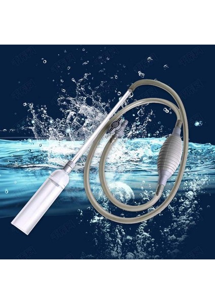 1.9m Uzunluğunda Stil Resim Olarak Yarı Otomatik Akvaryum Temizleyici Su Değiştirme El Değiştirici Çakıl Akvaryum Aksesuarları Balık Tankı Vakum Sifon Su Pompası Temizleyici (Yurt Dışından) fiyatları