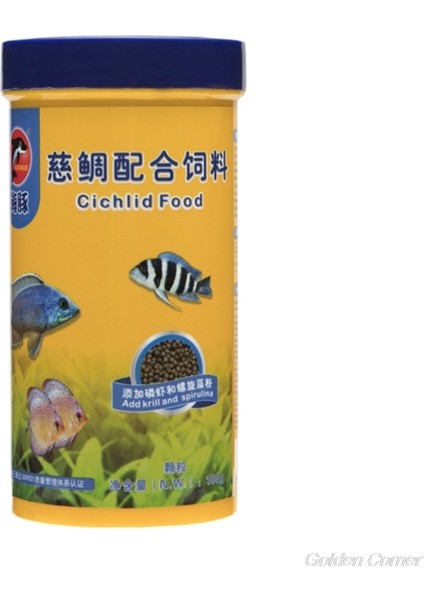 Gösterilen Stil Gibi 250 ml Süs Cichlid Pelletleri Akvaryum Balığı Altın Balığı Sazan Guppies Küçük Orta Tropikal Balıklar Yemi (Yurt Dışından)