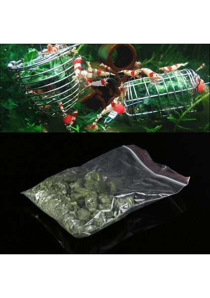 Yeşil Stil M Beden Akvaryum Balığı Yem Donmuş Doğal Ispanak Granülleri Kristal Kırmızı Karides Yemi (Yurt Dışından) fiyatları