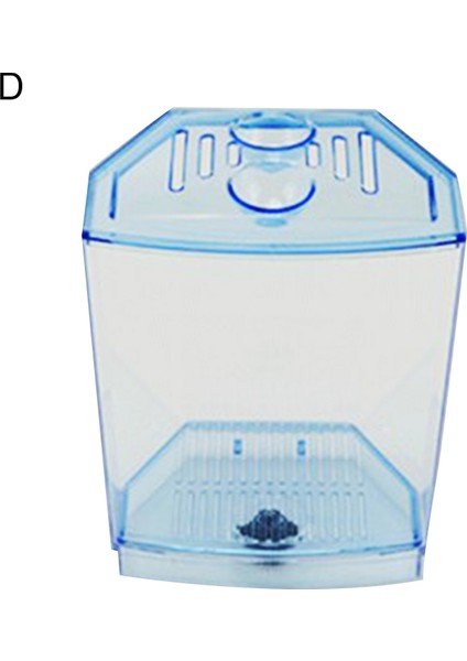 D Stili LED Işıklı Taklit Bitki Balık Tankı Akrilik Toksik Olmayan Çok Fonksiyonlu Bölünmüş Balık Tankı Yetiştirme Kutusu (Yurt Dışından)