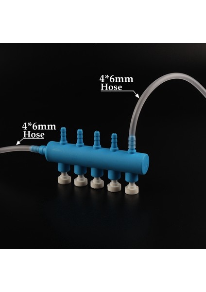 1'de 7 Out Stili 2~8 Başlıklı 4~8mm Akvaryum Hava Pompası Hortum Bölücüleri Oksijen Boru Hortum Dağıtıcılar Elastik Havalandırma Tüpü Hava Akış Kontrol Valfi (Yurt Dışından) fırsatları