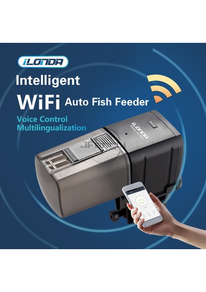 Wıfı Besleyici Stili Besleyici Ilonda Akıllı Wifi Uygulaması ile Akvaryum Balık Tankı Otomatik Kontrol Cihazı Zamanlama Aygıtı (Yurt Dışından) fırsatları
